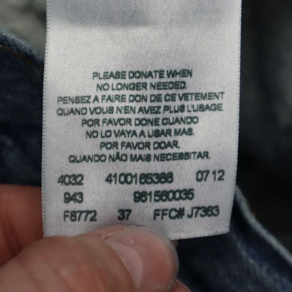 Levi Strauss Co Pants Boys 10 Blue Low Rise Signature Slim Straight Denim Jeans